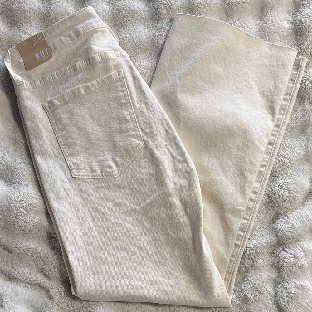 NWT Kut from the Kloth Women's Ankle Jeans Cream
